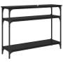 Mesa Consola Roble Negro 100 x 29 x 75 cm Madera de ingeniería en Mesas auxiliares | Comprar online en Foru.es