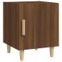 Mesita de noche madera contrachapada color roble marrón de vidaXL, Mesitas de noche - Ref: Foro24-817313, Precio: 27,33 €, De...