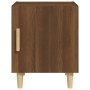 Mesita de noche madera contrachapada color roble marrón de vidaXL, Mesitas de noche - Ref: Foro24-817313, Precio: 27,33 €, De...