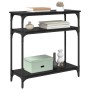 Mesa Consola Roble Negro 75 x 29 x 75 cm Madera de ingeniería en Mesas auxiliares | Comprar online en Foru.es