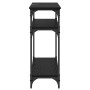 Mesa Consola Roble Negro 75 x 29 x 75 cm Madera de ingeniería en Mesas auxiliares | Comprar online en Foru.es