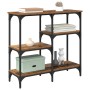 Mesa Consola con estante Madera envejecida 80 x 29 x 75 cm en Mesas auxiliares | Comprar online en Foru.es