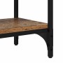 Mesa Consola con estante Madera envejecida 80 x 29 x 75 cm en Mesas auxiliares | Comprar online en Foru.es