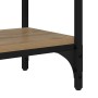 Mesa Consola con estante Roble artesanal 80 x 29 x 75 cm en Mesas auxiliares | Comprar online en Foru.es