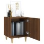 Mesita de noche madera contrachapada color roble marrón de vidaXL, Mesitas de noche - Ref: Foro24-817313, Precio: 27,33 €, De...