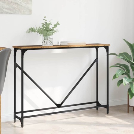 Mesa Consola Manual Madera envejecida 102 x 23 x 75 cm en Mesas auxiliares | Comprar online en Foru.es