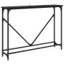 Mesa Consola Roble Negro 102 x 23 x 75 cm Madera de ingeniería en Mesas auxiliares | Comprar online en Foru.es
