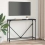 Mesa Consola Roble Negro 102 x 23 x 75 cm Madera de ingeniería en Mesas auxiliares | Comprar online en Foru.es