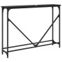 Mesa Consola Roble Negro 102 x 23 x 75 cm Madera de ingeniería en Mesas auxiliares | Comprar online en Foru.es