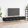 Gabinete de TV con cajón Roble Negro 150 x 36 x 30 cm en Muebles TV | Comprar online en Foru.es