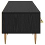 Gabinete de TV con cajón Roble Negro 150 x 36 x 30 cm en Muebles TV | Comprar online en Foru.es