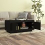 Mesa de centro madera de ingeniería negra 102x50x45 cm de vidaXL, Mesas de centro - Ref: Foro24-811809, Precio: 78,43 €, Desc...