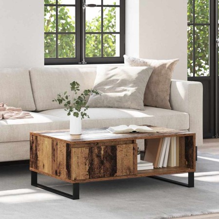 Mesa de Café Madera envejecida 90 x 60 x 35 cm en Mesas de centro | Comprar online en Foru.es