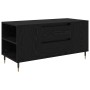 Mesa de Café con cajón Roble Negro 102 x 44,5 x 50 cm en Mesas de centro | Comprar online en Foru.es