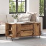 Mesa de Café con cajón Madera envejecida 102 x 44,5 x 50 cm en Mesas de centro | Comprar online en Foru.es