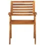 Garden chairs with cushions, 4 units, solid acacia wood. by vidaXL, Garden chairs - Ref: Foro24-3075189, Price: 383,26 €, Dis...