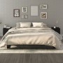 Mesitas de noche 2 unidades madera contrachapada negra de vidaXL, Mesitas de noche - Ref: Foro24-812063, Precio: 70,35 €, Des...
