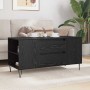 Mesa de Café con cajón Roble Negro 102 x 44,5 x 50 cm en Mesas de centro | Comprar online en Foru.es