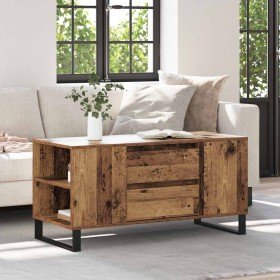 Mesa de Café Madera envejecida 102 x 44,5 x 50 cm en Mesas de centro | Comprar online en Foru.es
