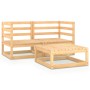 Juego de muebles de jardín 3 piezas madera maciza de pino de vidaXL, Conjuntos de jardín - Ref: Foro24-3075249, Precio: 150,8...