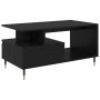 Mesa de Café Roble Negro 90 x 49 x 45 cm Madera de ingeniería en Mesas de centro | Comprar online en Foru.es