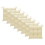Sillas de jardín 8 uds madera maciza de teca con cojines de vidaXL, Sillas de jardín - Ref: Foro24-3075218, Precio: 729,34 €,...