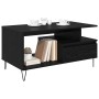 Mesa de Café Roble Negro 90 x 49 x 45 cm Madera de ingeniería en Mesas de centro | Comprar online en Foru.es