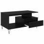 Mesa de Café Roble Negro 90 x 49 x 45 cm Madera de ingeniería en Mesas de centro | Comprar online en Foru.es