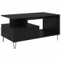 Mesa de Café Roble Negro 90 x 49 x 45 cm Madera de ingeniería en Mesas de centro | Comprar online en Foru.es