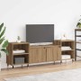 Gabinete de TV Roble artesanal 160 x 35 x 55 cm en Muebles TV | Comprar online en Foru.es