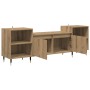 Gabinete de TV Roble artesanal 160 x 35 x 55 cm en Muebles TV | Comprar online en Foru.es