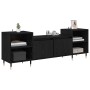 Gabinete de TV Roble Negro 160 x 35 x 55 cm en Muebles TV | Comprar online en Foru.es
