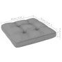 Garden footrest with cushions 2 units solid pine wood by vidaXL, Modular outdoor sofas - Ref: Foro24-3076279, Price: 136,14 €...