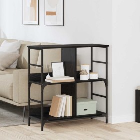 Estante de libros Roble negro 78.5 x 33 x 82 cm en Librerías y estanterías | Comprar online en Foru.es