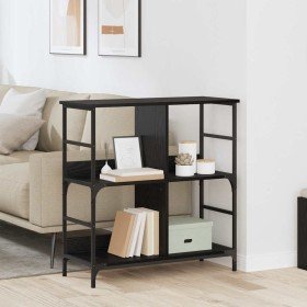 Estante de libros Roble negro 78.5 x 33 x 82 cm en Librerías y estanterías | Comprar online en Foru.es