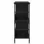 Estante de libros Roble negro 78.5 x 33 x 82 cm en Librerías y estanterías | Comprar online en Foru.es