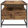 Mesa de Café con cajón Madera envejecida 100 x 51 x 45 cm en Mesas de centro | Comprar online en Foru.es
