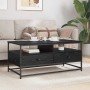 Mesa de Café Roble Negro 100 x 51 x 45 cm Madera de ingeniería en Mesas de centro | Comprar online en Foru.es