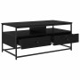 Mesa de Café Roble Negro 100 x 51 x 45 cm Madera de ingeniería en Mesas de centro | Comprar online en Foru.es