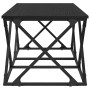 Mesa de Café Roble Negro 100 x 49 x 40 cm Madera de ingeniería en Mesas de centro | Comprar online en Foru.es