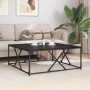Mesa de Café Roble Negro 100 x 100 x 40 cm Madera de ingeniería en Mesas de centro | Comprar online en Foru.es
