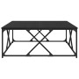 Mesa de Café Roble Negro 100 x 100 x 40 cm Madera de ingeniería en Mesas de centro | Comprar online en Foru.es