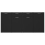 Aparador de madera de ingeniería negro 160x36x75 cm de vidaXL, Aparadores - Ref: Foro24-3074928, Precio: 179,46 €, Descuento: %