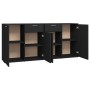 Aparador de madera de ingeniería negro 160x36x75 cm de vidaXL, Aparadores - Ref: Foro24-3074928, Precio: 179,46 €, Descuento: %