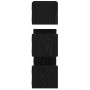 Conjunto de estantes de pared 3 pcs Roble Negro 40x16x14cm en Estanterías | Comprar online en Foru.es