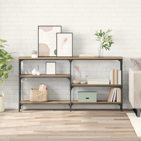 Mesa Consola con estante Roble artesanal 150 x 29 x 76,5 cm en Mesas auxiliares | Comprar online en Foru.es