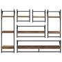 Conjunto de estantes de pared con estante 6 pcs Madera Vieja en Estanterías | Comprar online en Foru.es