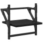 Conjunto de estantes de pared con estante 6 pcs Roble Negro en Estanterías | Comprar online en Foru.es