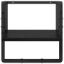 Conjunto de estantes de pared 4 pcs Roble Negro 65 x 25 x 30 cm en Estanterías | Comprar online en Foru.es
