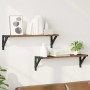 Estanterías de pared 2 pcs Madera Vieja 60 x 15 x 15,5 cm en Estanterías | Comprar online en Foru.es